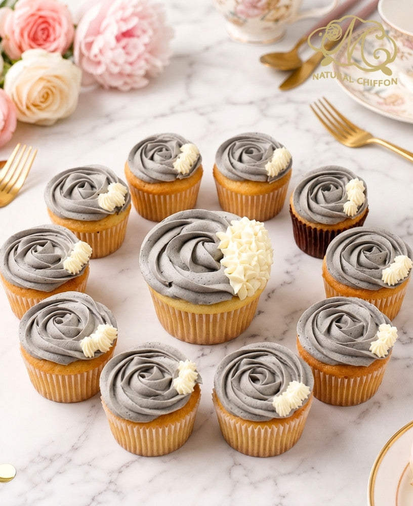 11枝玫瑰｜1大10小 Cupcake禮盒