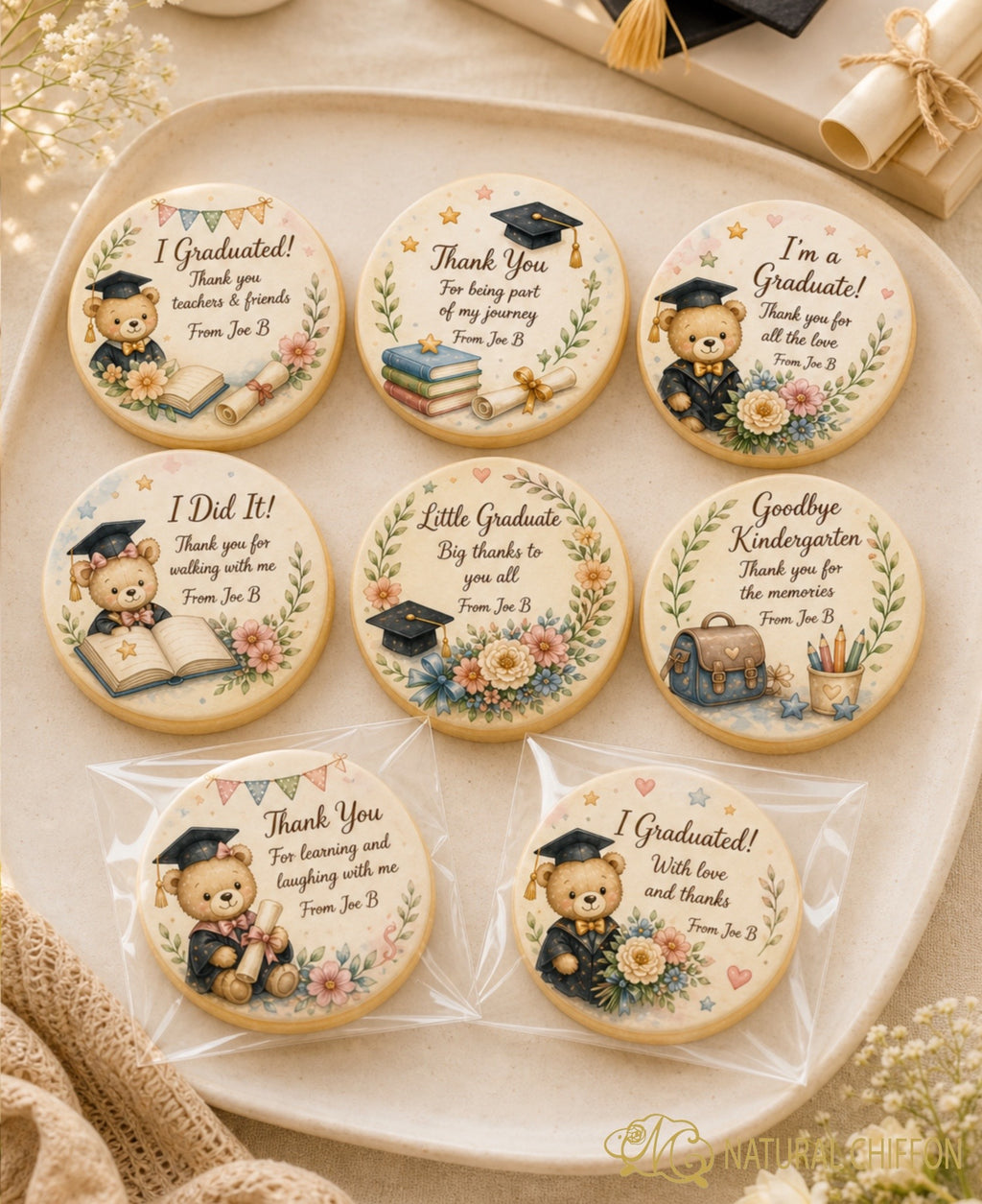 Kindergarten Graduation｜幼稚園畢業・8款設計・可改文字