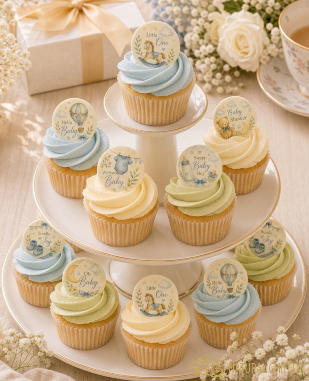 Baby Shower｜迎接新生・8款設計・可改文字