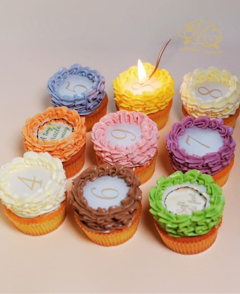 客人來圖火焰揭曉 Cupcake｜9件套裝