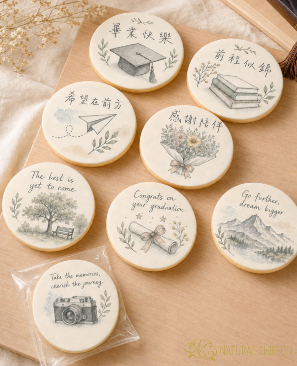 Graduation Blessings｜簡約畢業祝福・即選即印