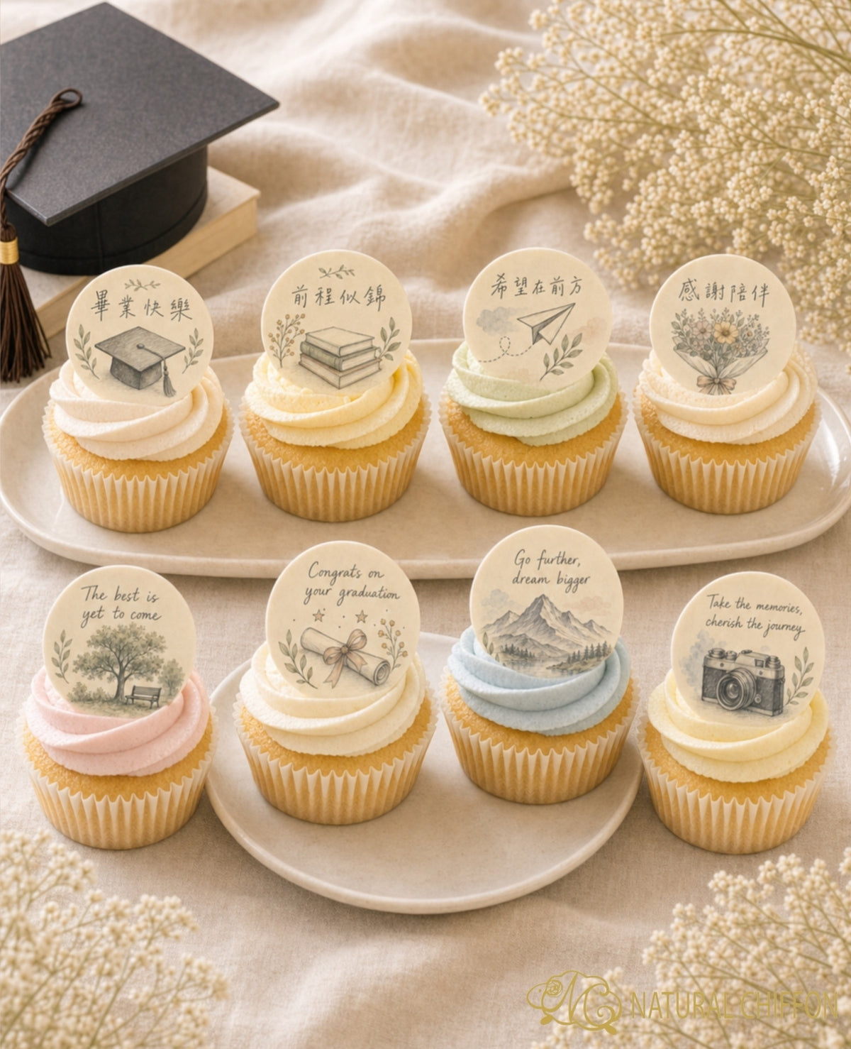 Graduation Blessings｜簡約畢業祝福・即選即印