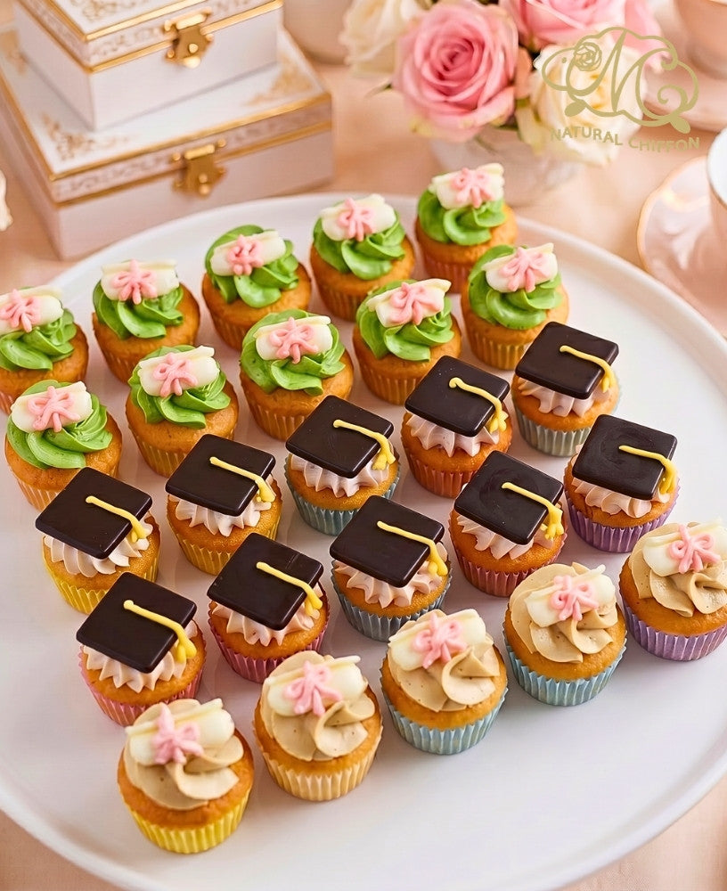畢業帽及證書Mini cupcake (25件)