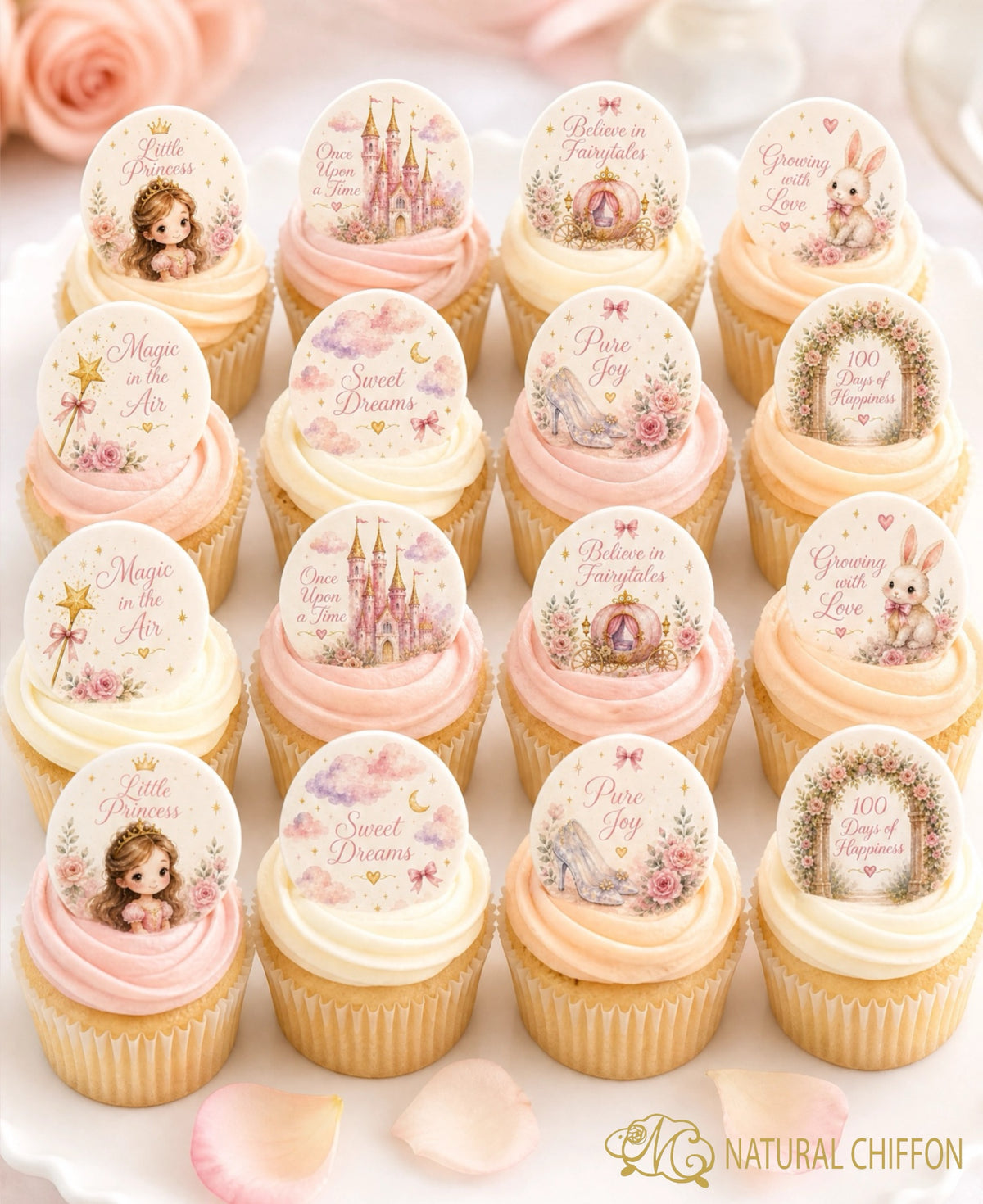 Little Princess Collection｜小公主百日宴・8款設計・可改文字