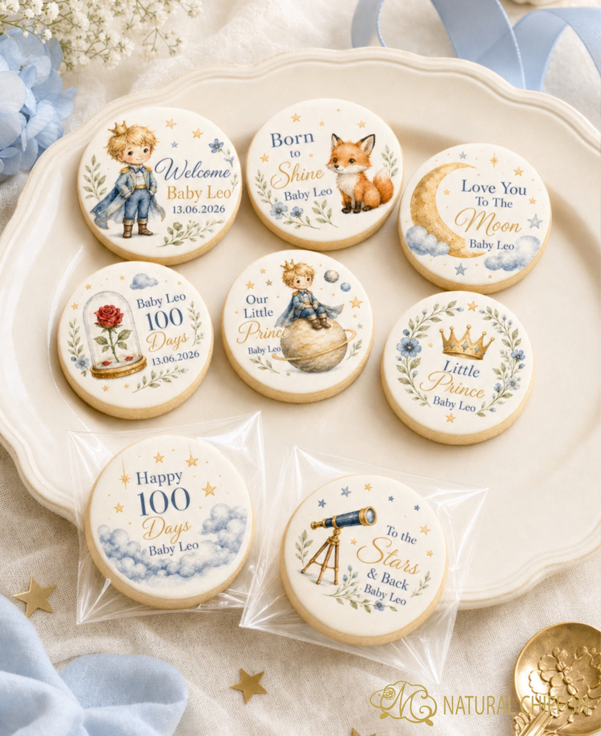 Little Prince 100 Day Collection｜小王子百日宴・8款設計・可改文字