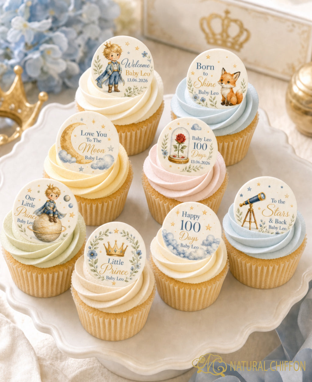 Little Prince 100 Day Collection｜小王子百日宴・8款設計・可改文字