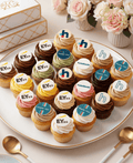 圓形3.5cm Logo朱古力牌Cupcake