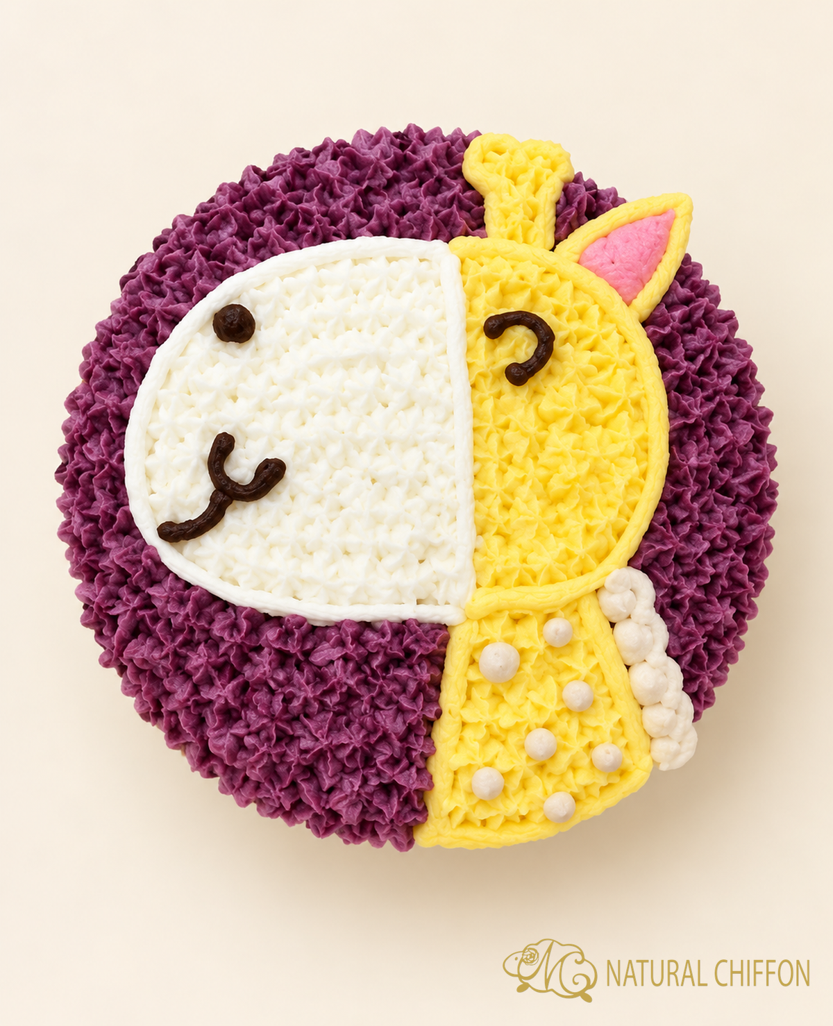 CA041 長頸鹿 2D Cupcake