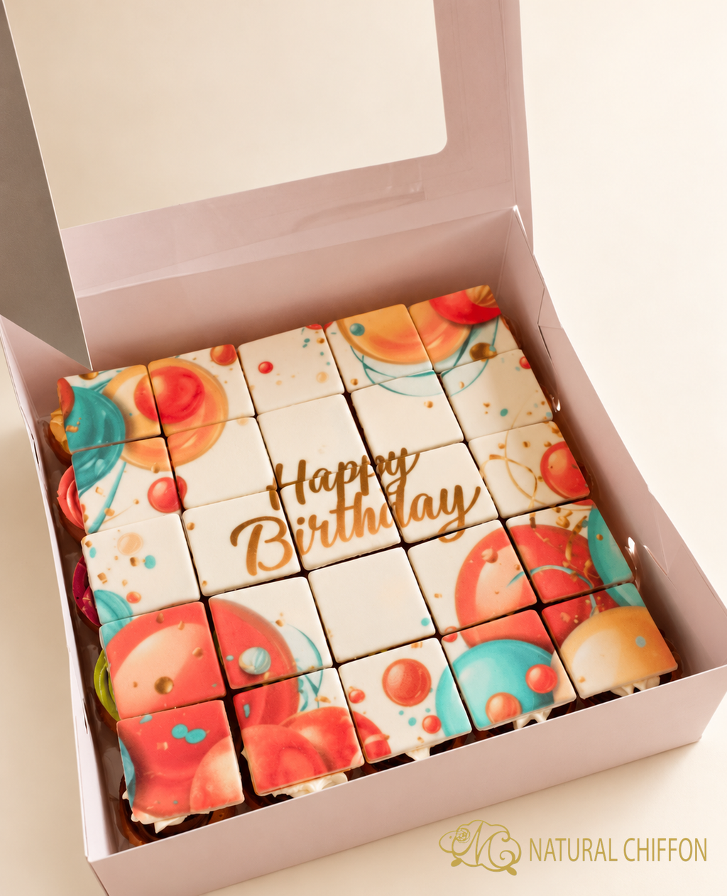 客人來圖方形朱古力牌 Mini Cupcake Set｜25件
