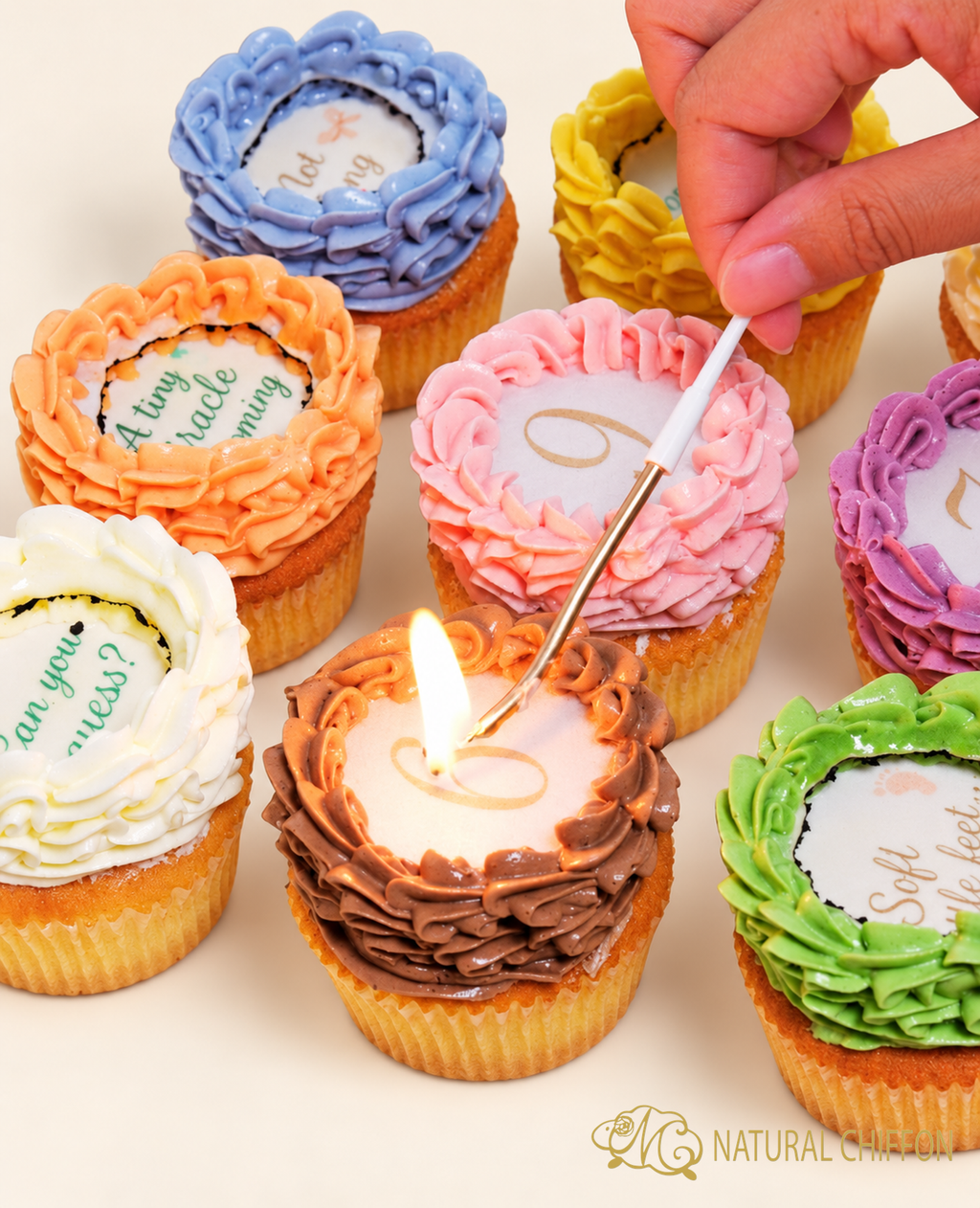 客人來圖火焰揭曉 Cupcake｜單件