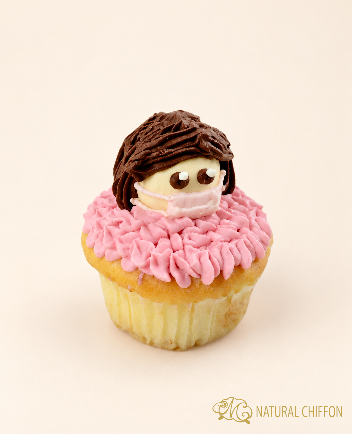 CP120 口罩女孩(斜陰) Cupcake