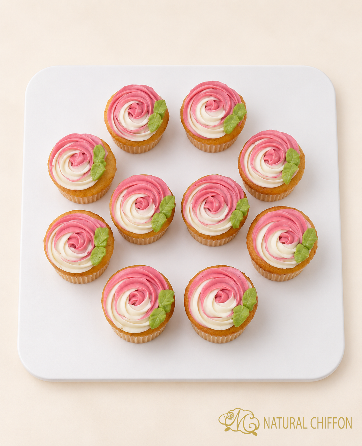 雙色玫瑰輕量裝Mini Cupcake