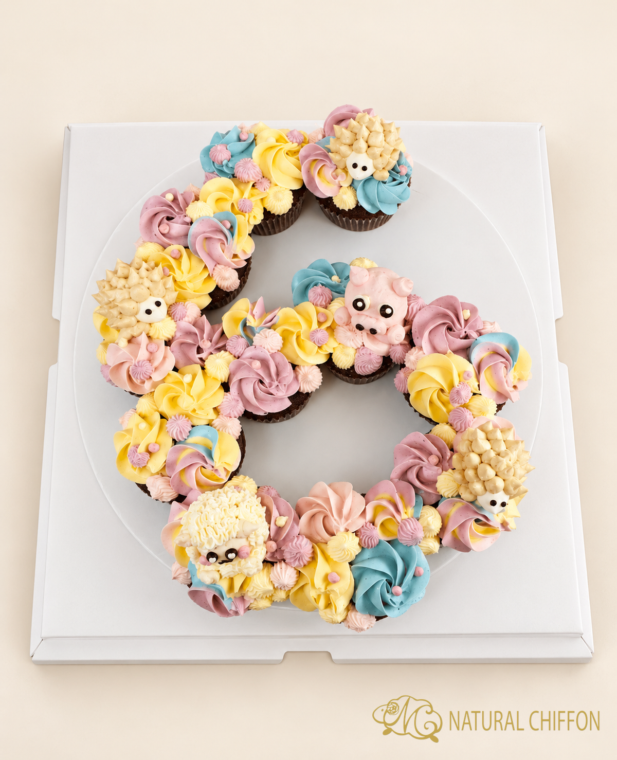 數字CupcakesCake