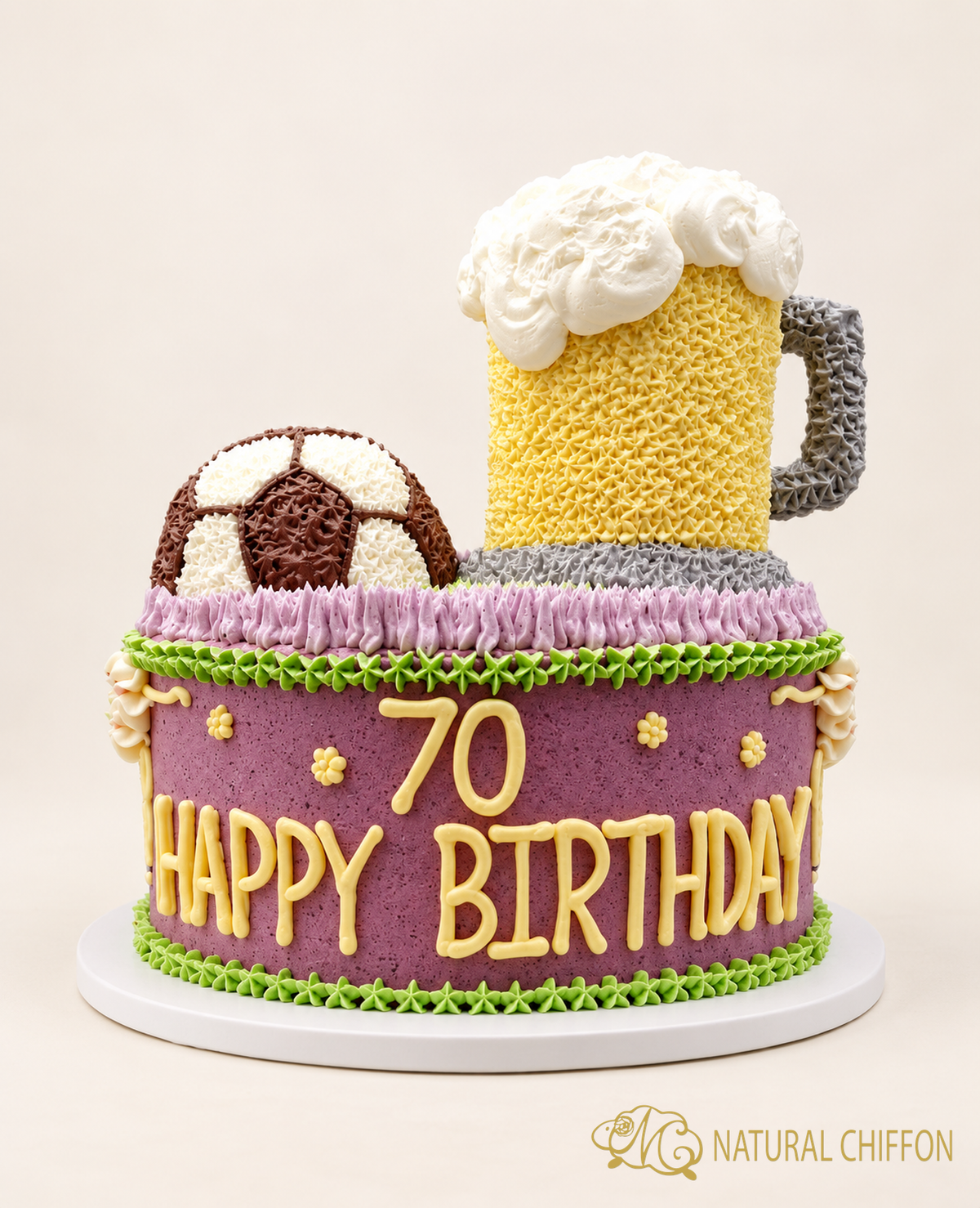 BG104  1層男士女士蛋糕 約6.5吋 (約3磅)