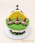 C109  大Cupcake 蛋糕 約4.5吋 (約3磅)