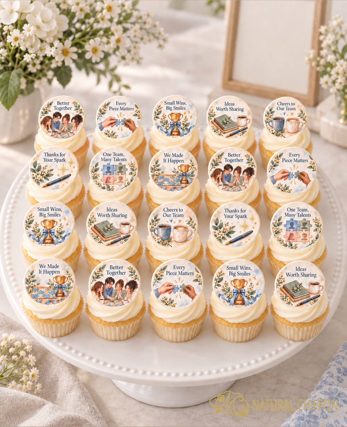 公司活動 Mini Cupcake 八款設計