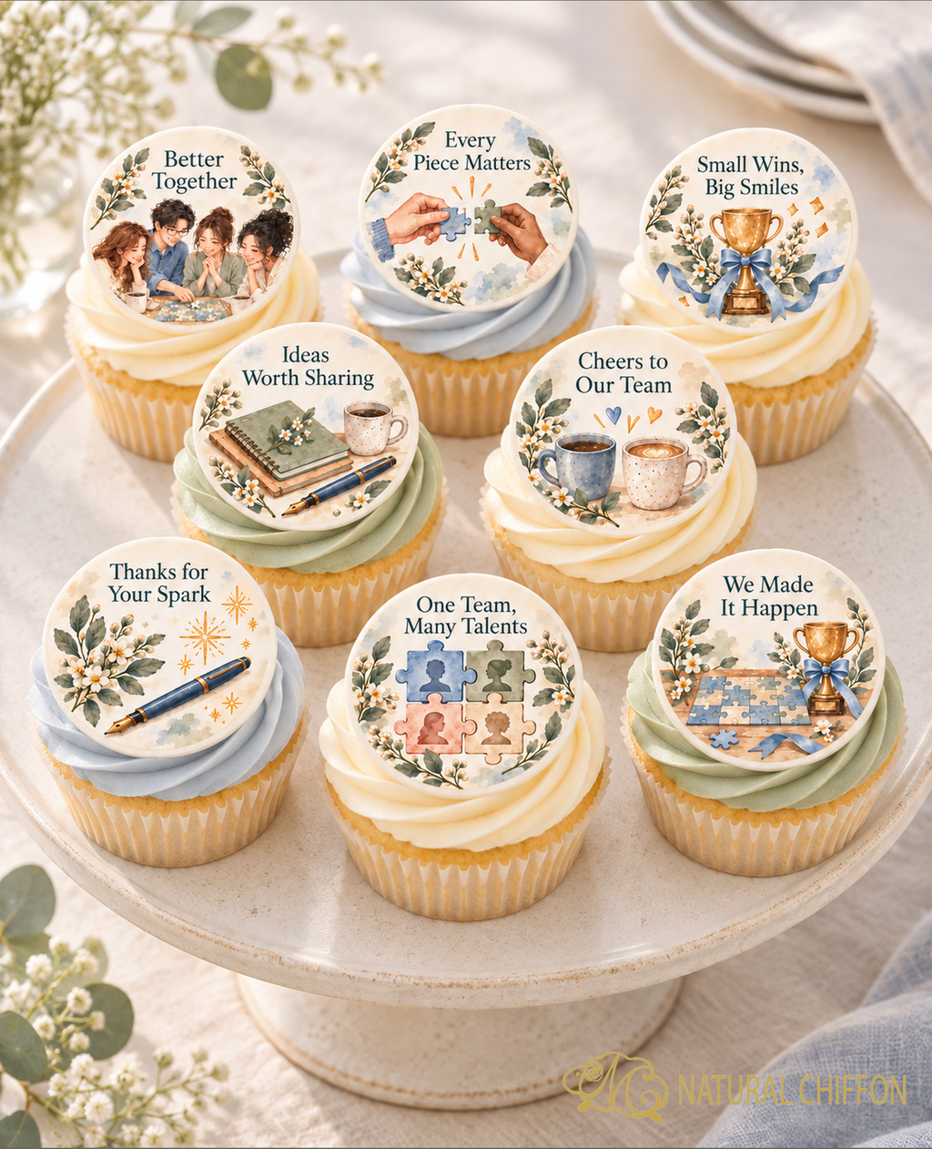 公司活動 Cupcake 八款設計