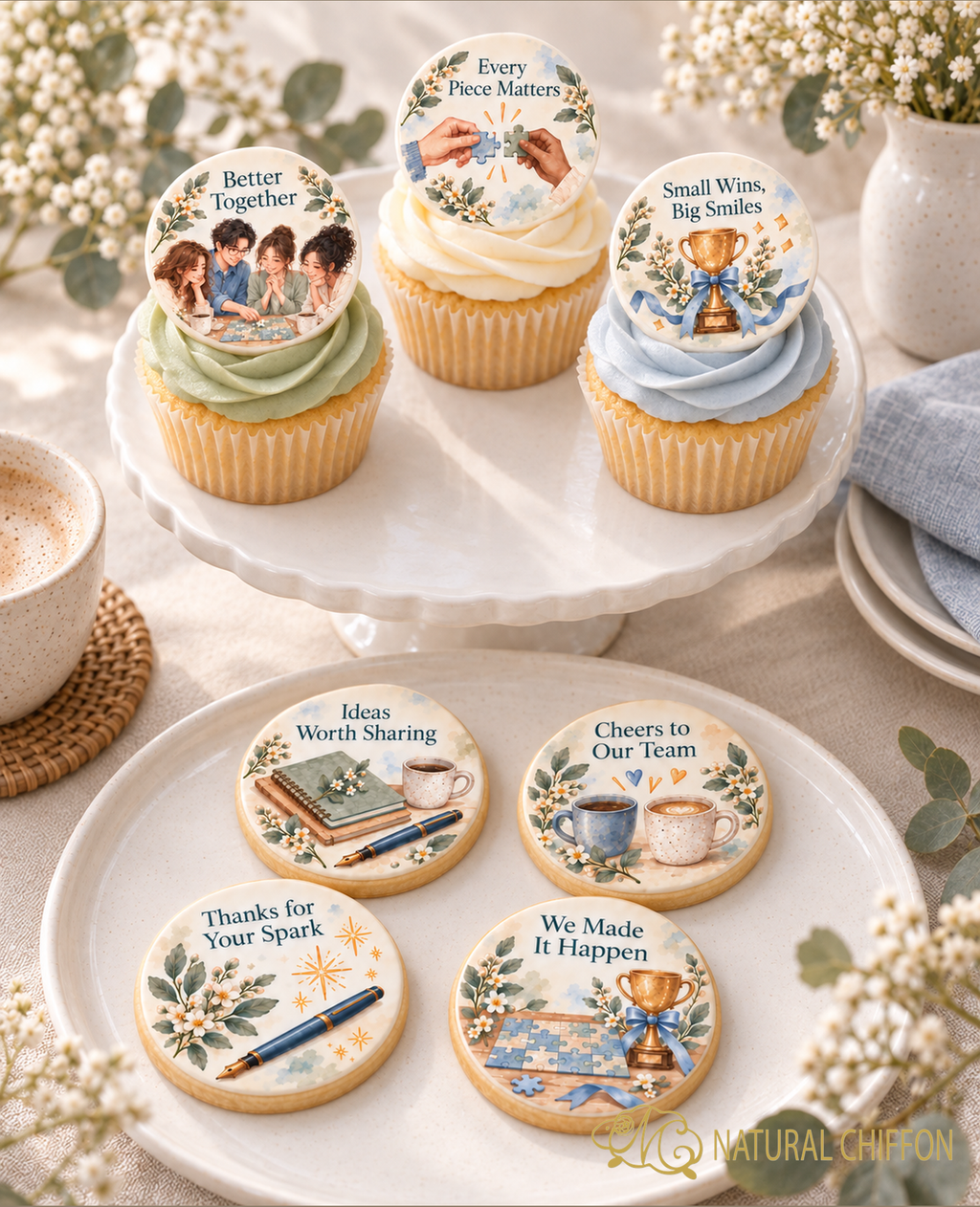 公司活動曲奇與 Cupcake 甜點合集
