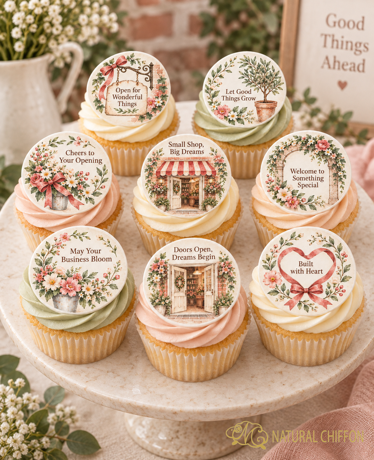 夢想小店 Standard Cupcake 八款設計