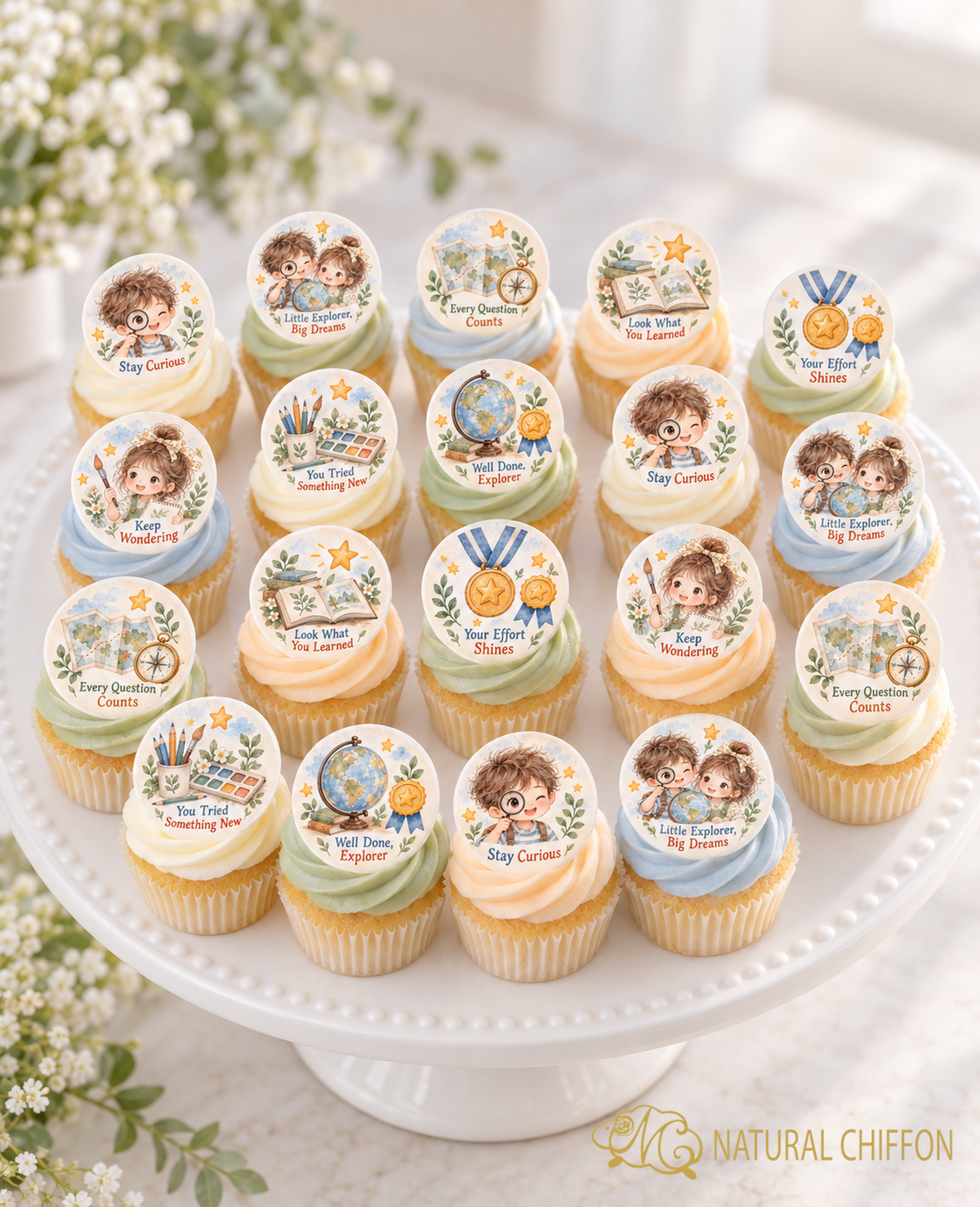 Little Explorers｜Mini Cupcake 八款設計