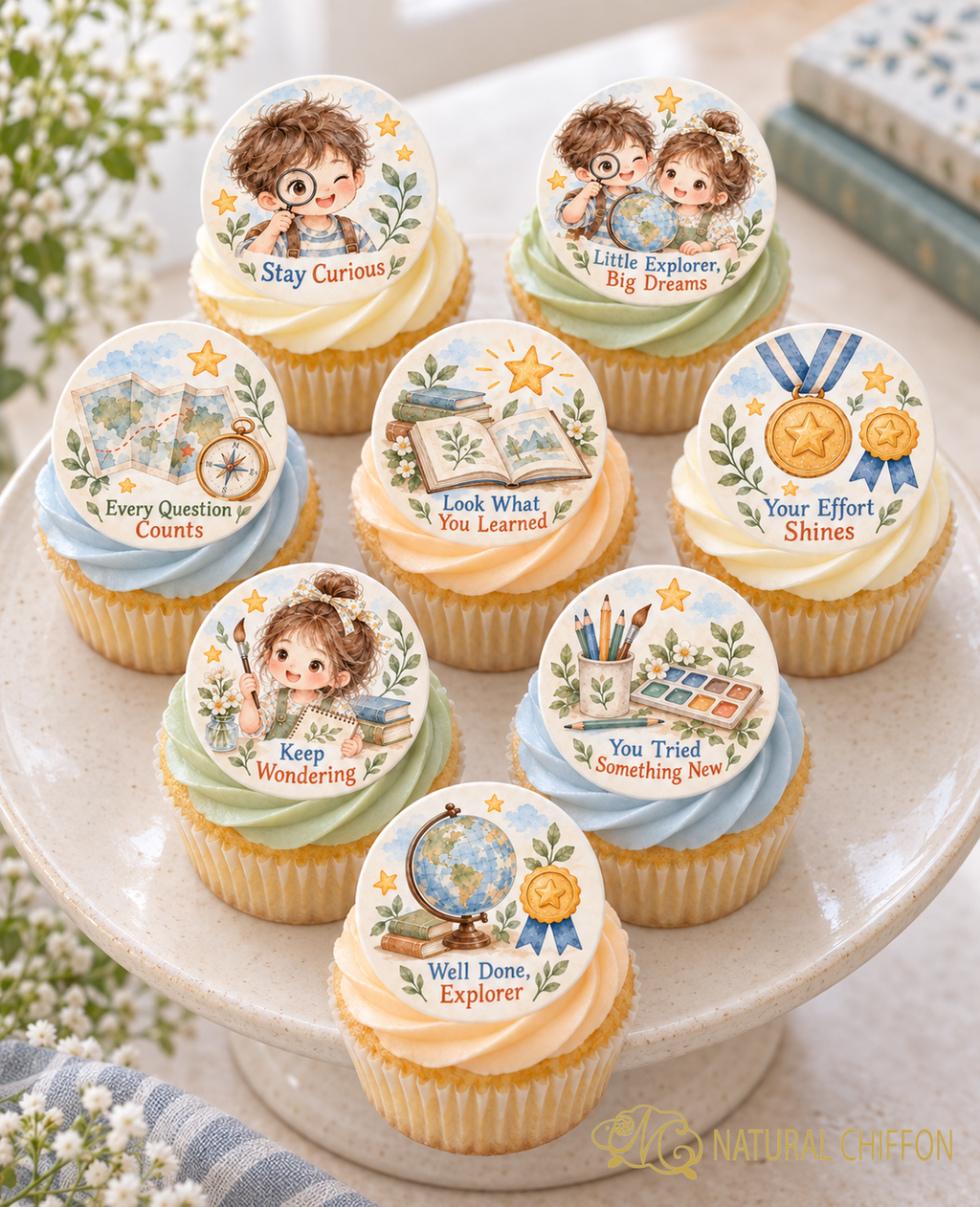 Little Explorers｜Standard Cupcake 八款設計