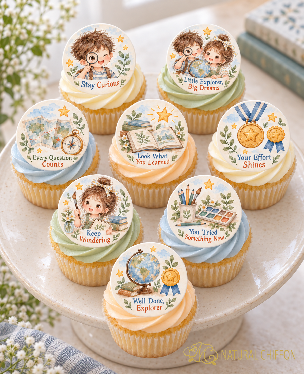 Little Explorers｜Standard Cupcake 八款設計