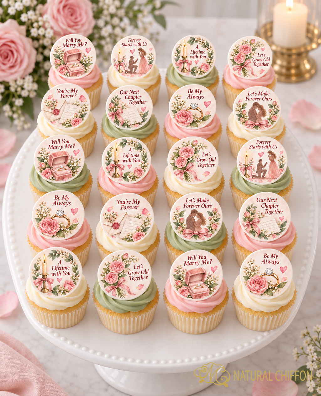 Will You Marry Me?｜Mini Cupcake 八款設計