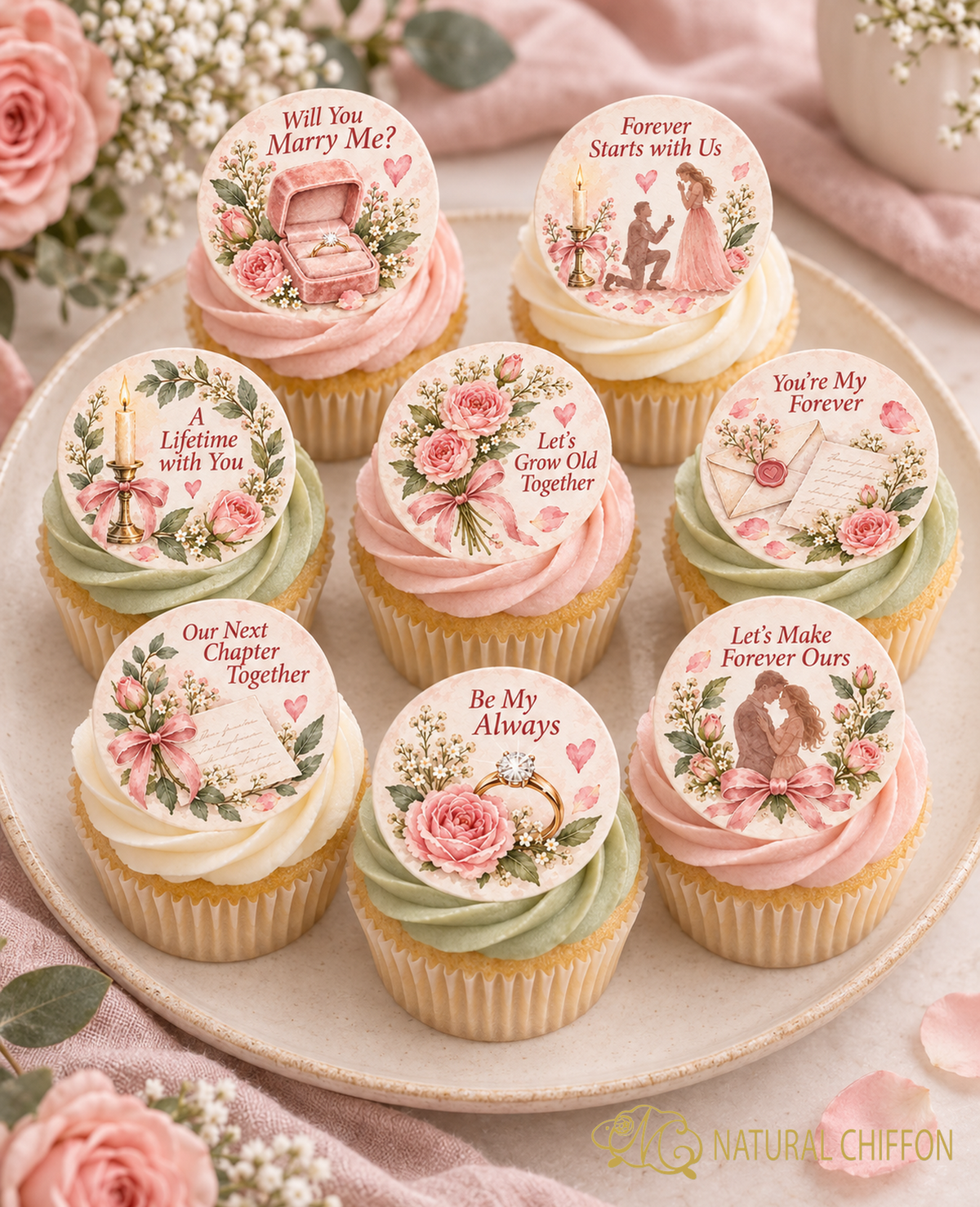 Will You Marry Me?｜Standard Cupcake 八款設計