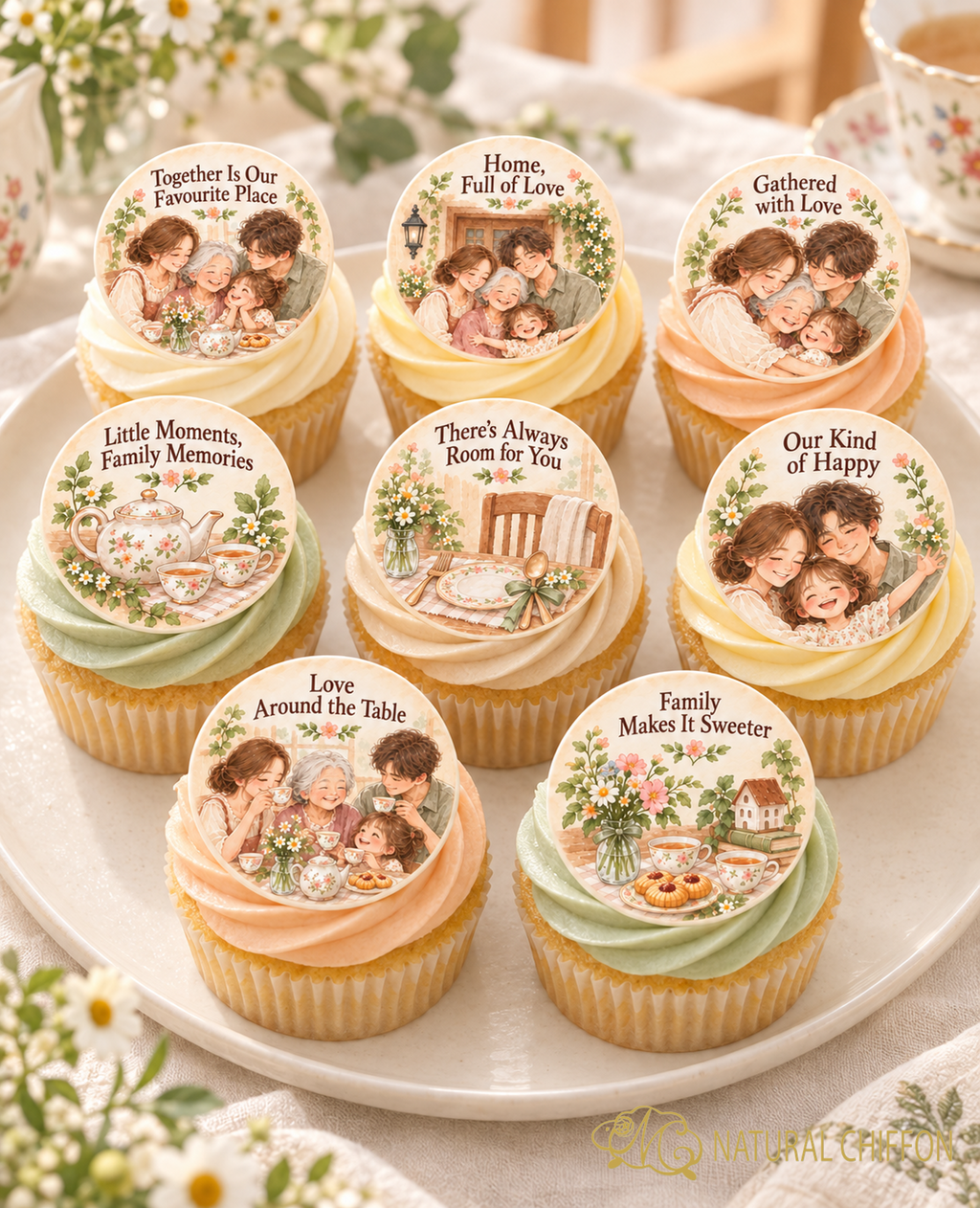 A Little Family Celebration｜Standard Cupcake 八款設計