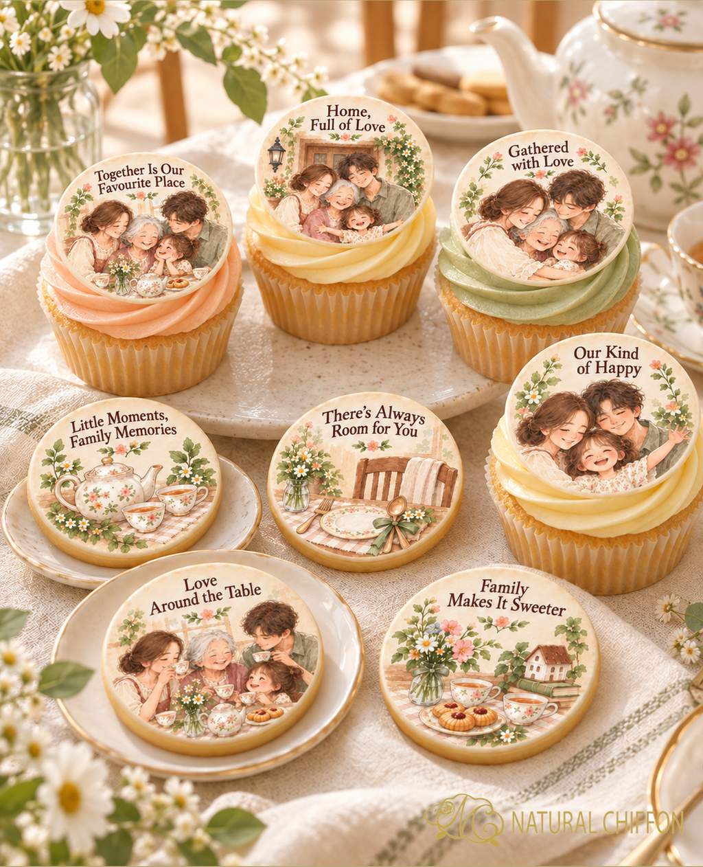 A Little Family Celebration｜曲奇與 Cupcake 甜點合集