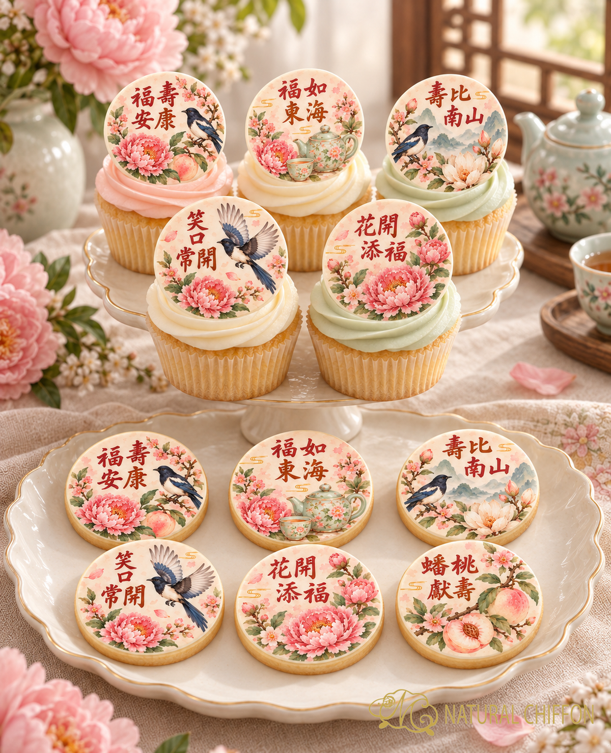 福壽花開｜曲奇與 Cupcake 甜點合集
