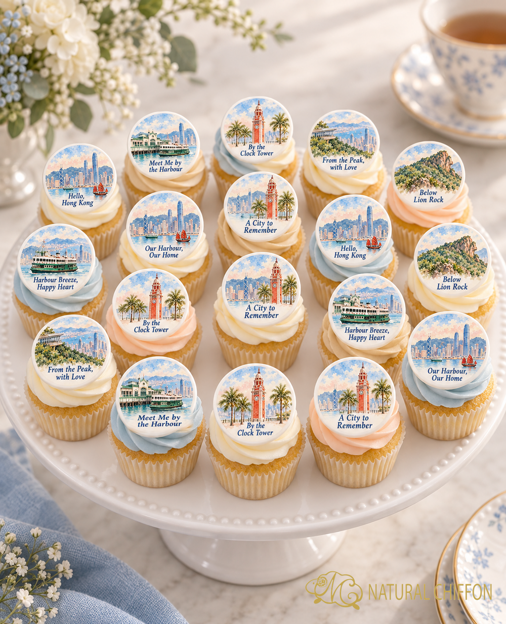 Along the Harbour｜Mini Cupcake 八款設計