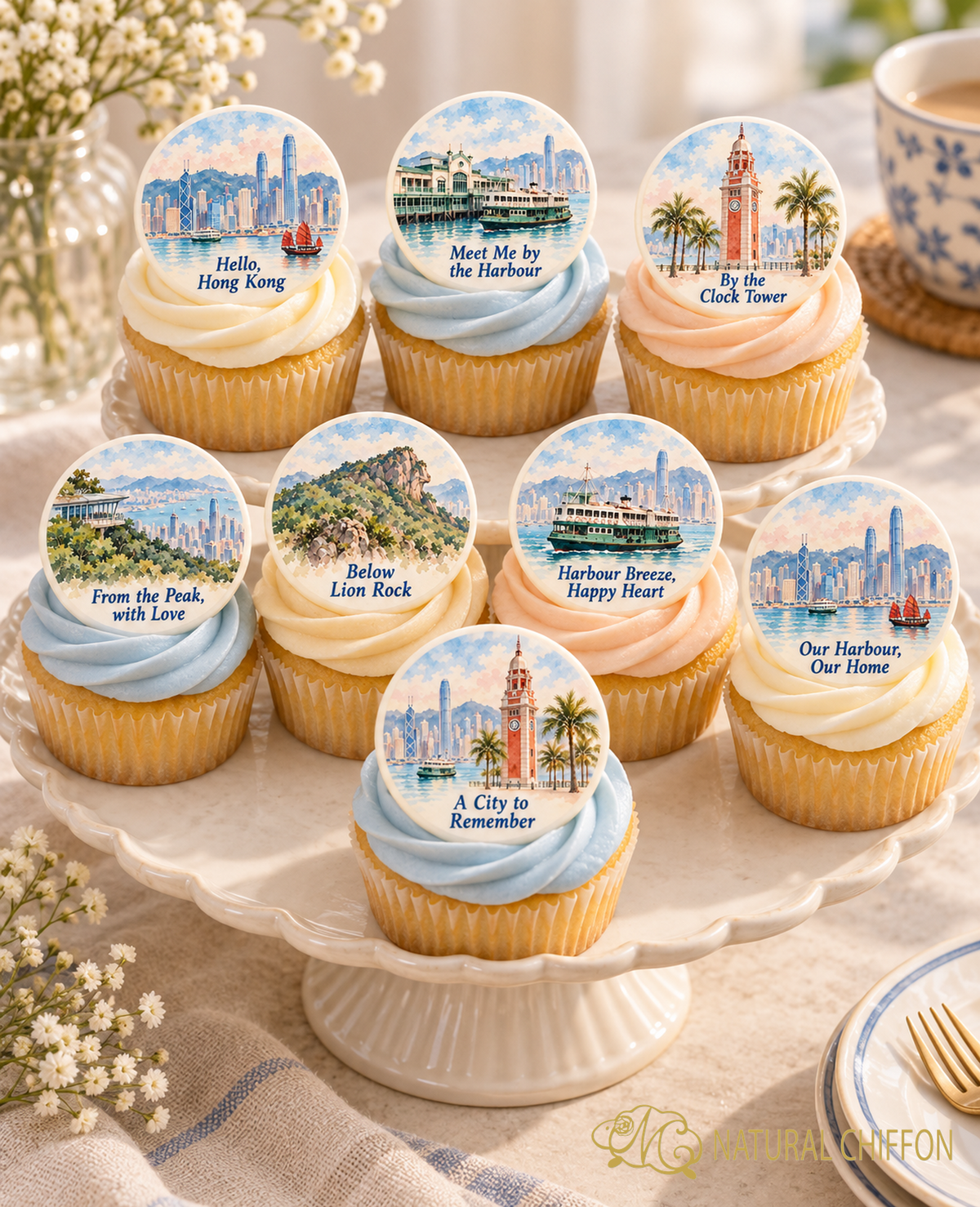 Along the Harbour｜Standard Cupcake 八款設計