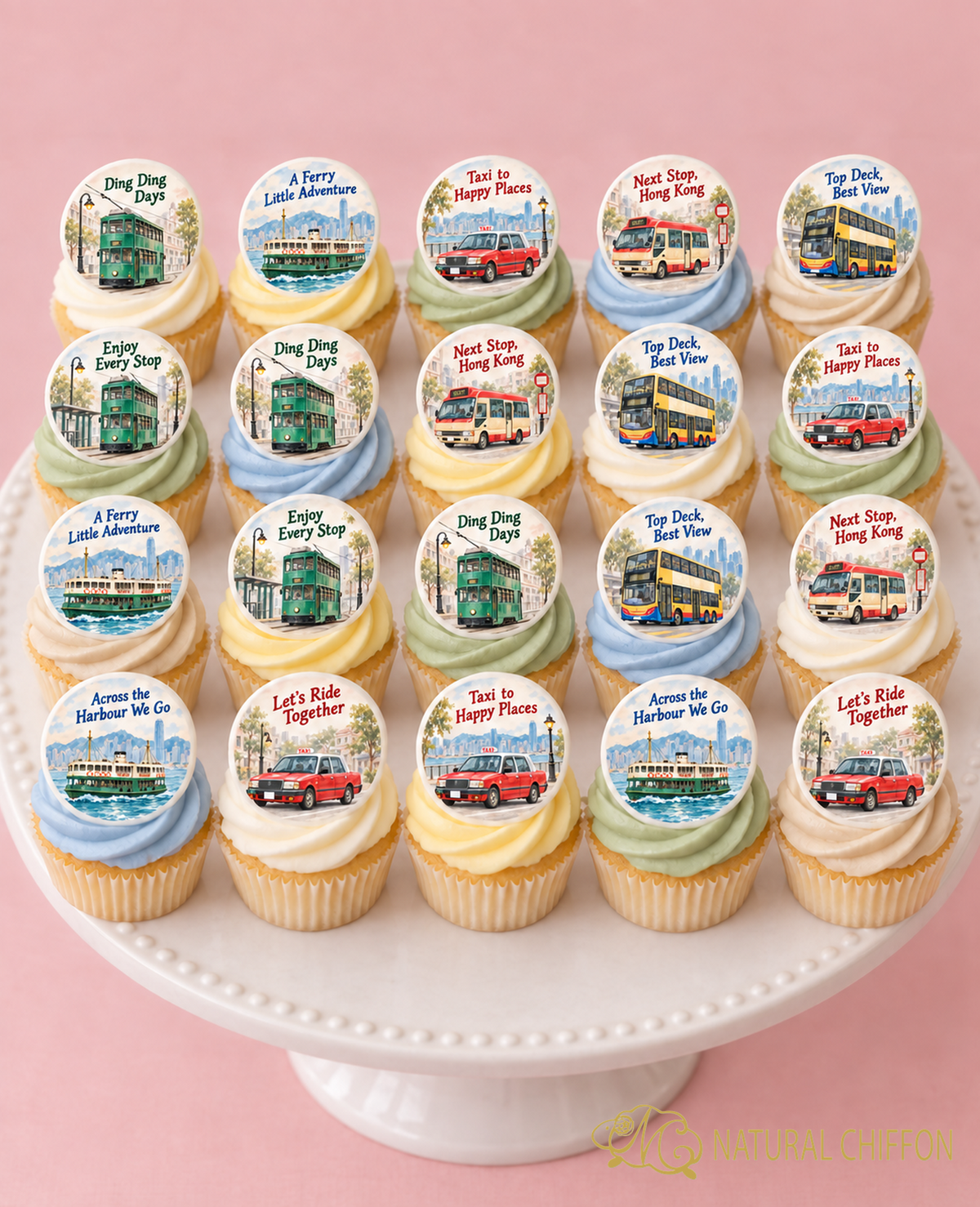 A Ride Through Hong Kong｜Mini Cupcake 八款設計
