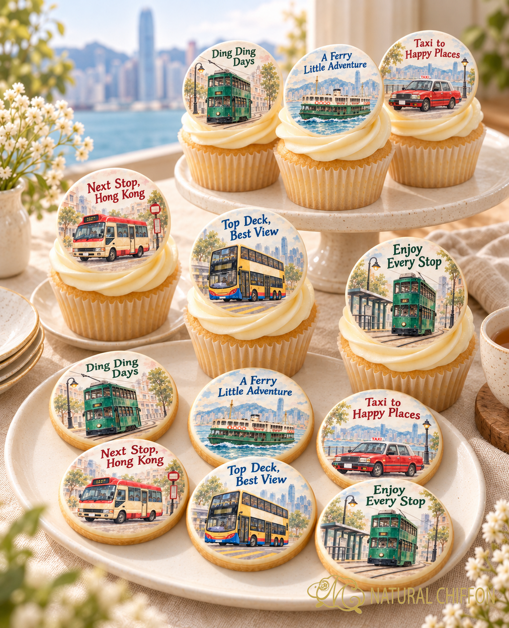 A Ride Through Hong Kong｜曲奇與 Cupcake 甜點合集