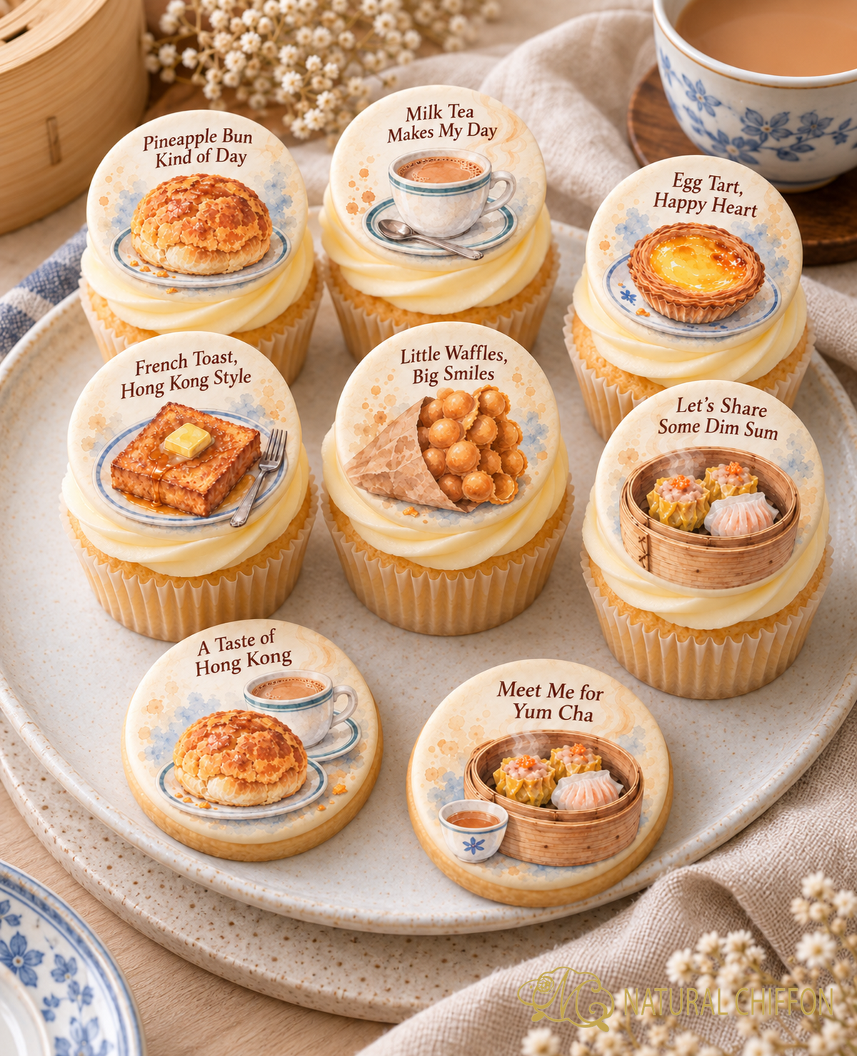 A Day at the Cha Chaan Teng｜曲奇與 Cupcake 甜點合集