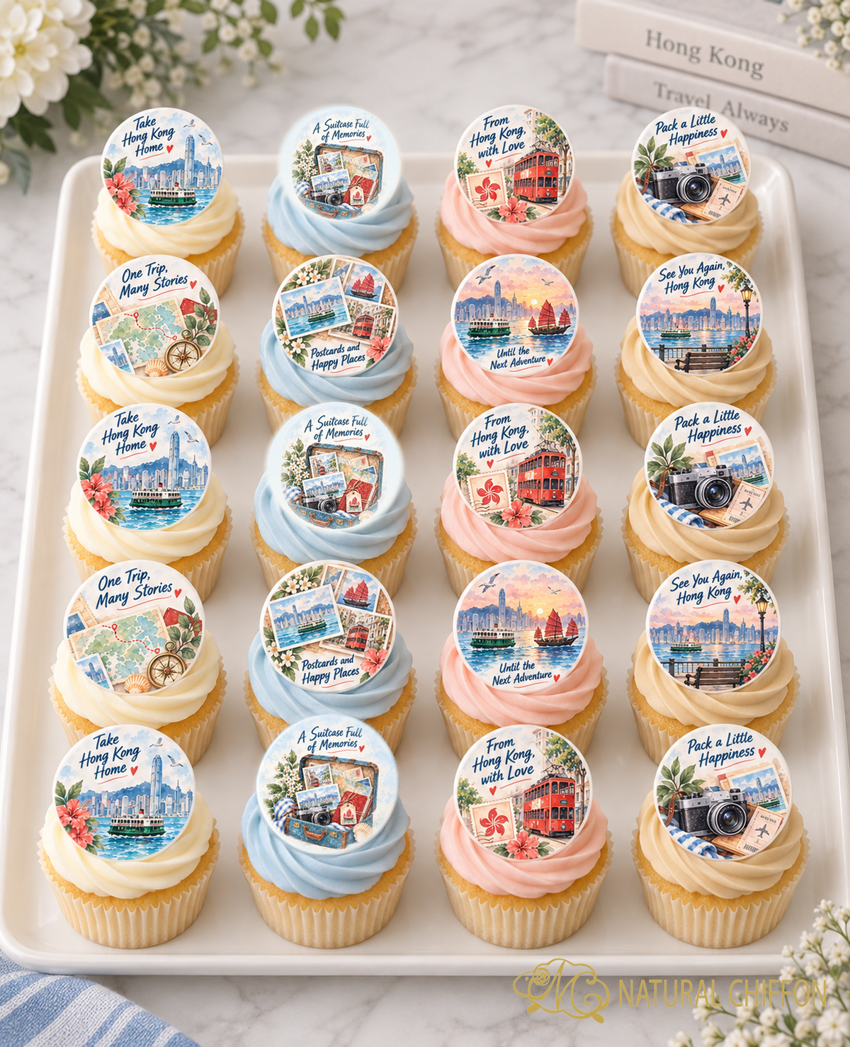 把香港帶回家｜Mini Cupcake 八款設計