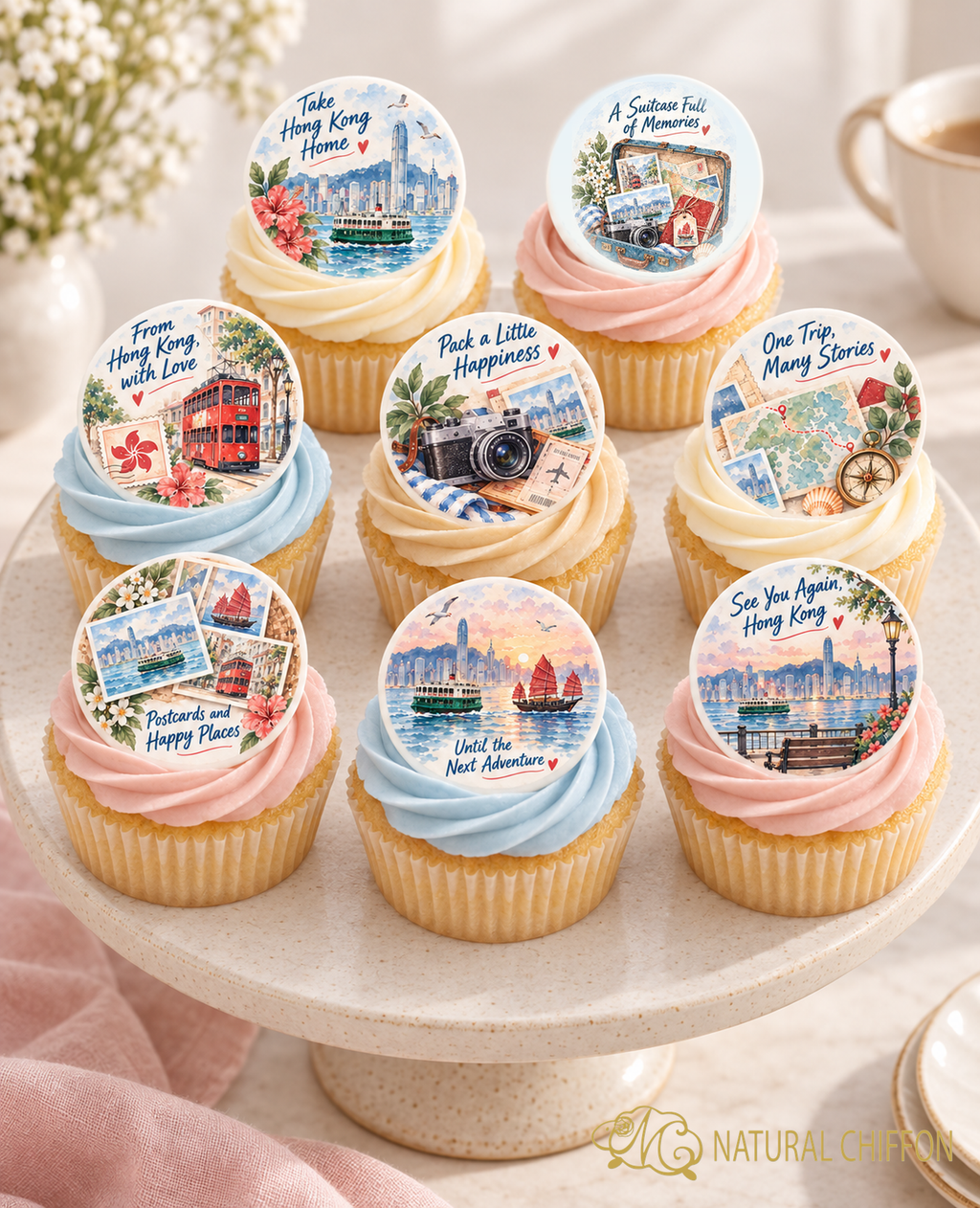 把香港帶回家｜Standard Cupcake 八款設計