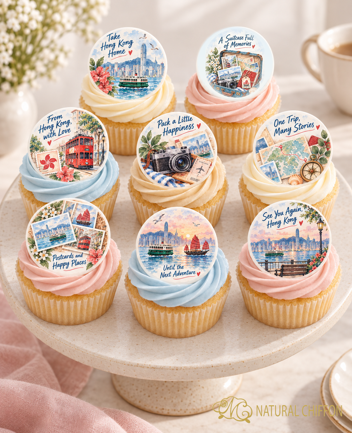 把香港帶回家｜Standard Cupcake 八款設計