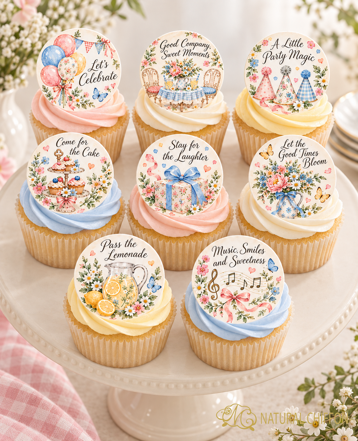 Garden Party｜Standard Cupcake 八款設計