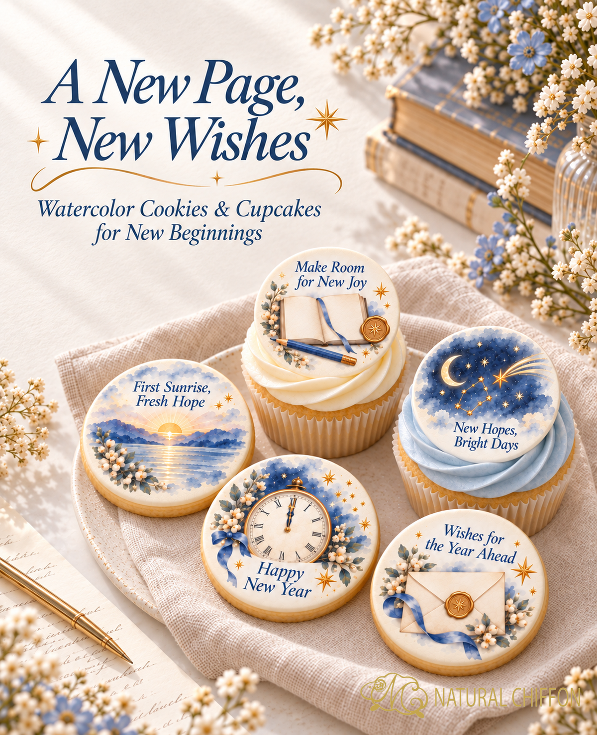 A New Page, New Wishes｜甜點主題封面