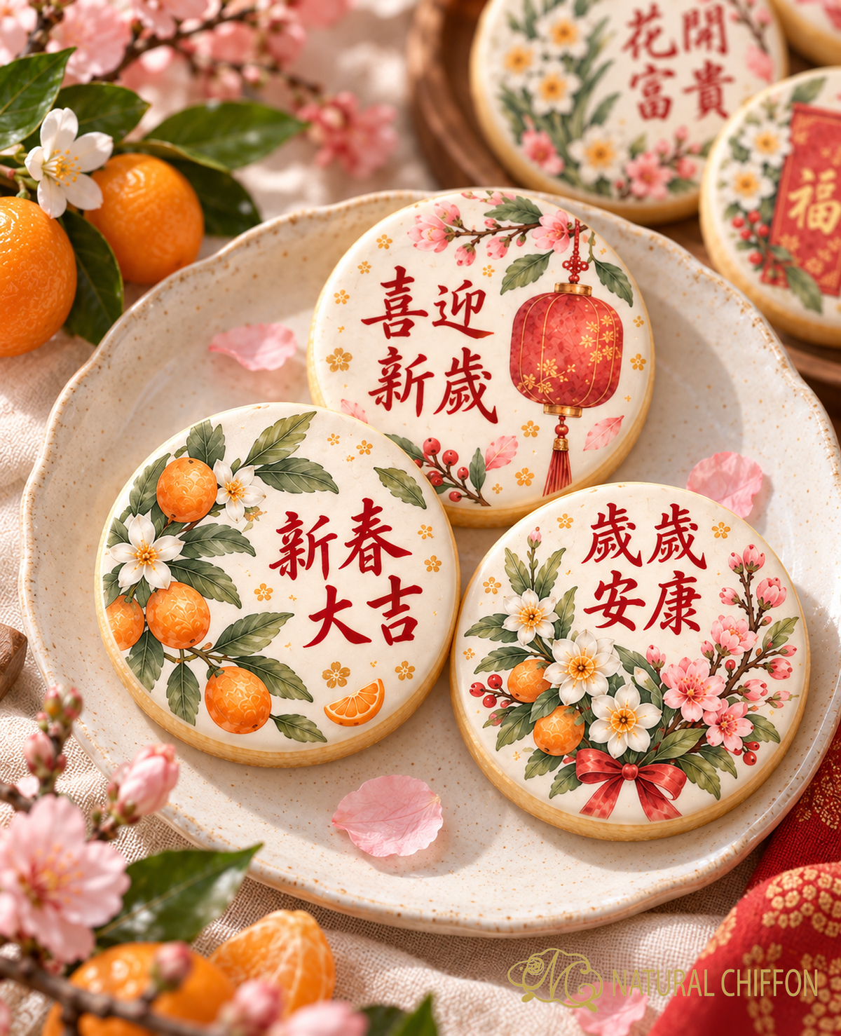 花開迎福｜印圖曲奇特寫