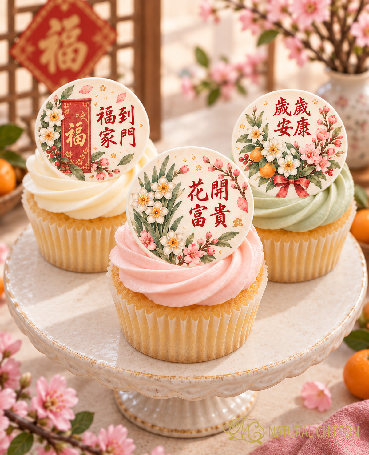 花開迎福｜Cupcake 特寫