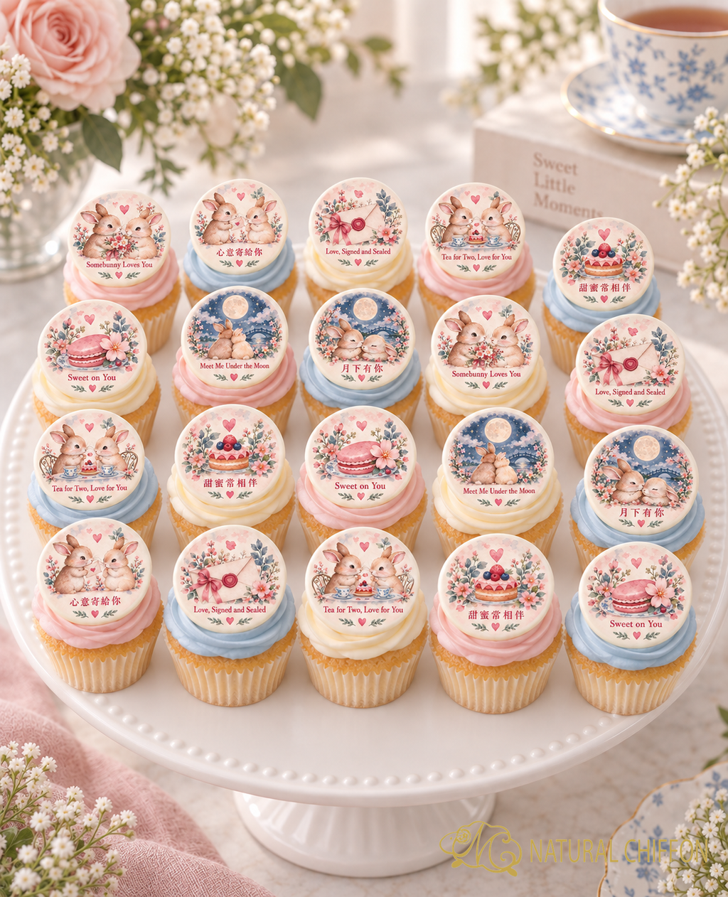 小動物的情書｜Mini Cupcake 八款設計