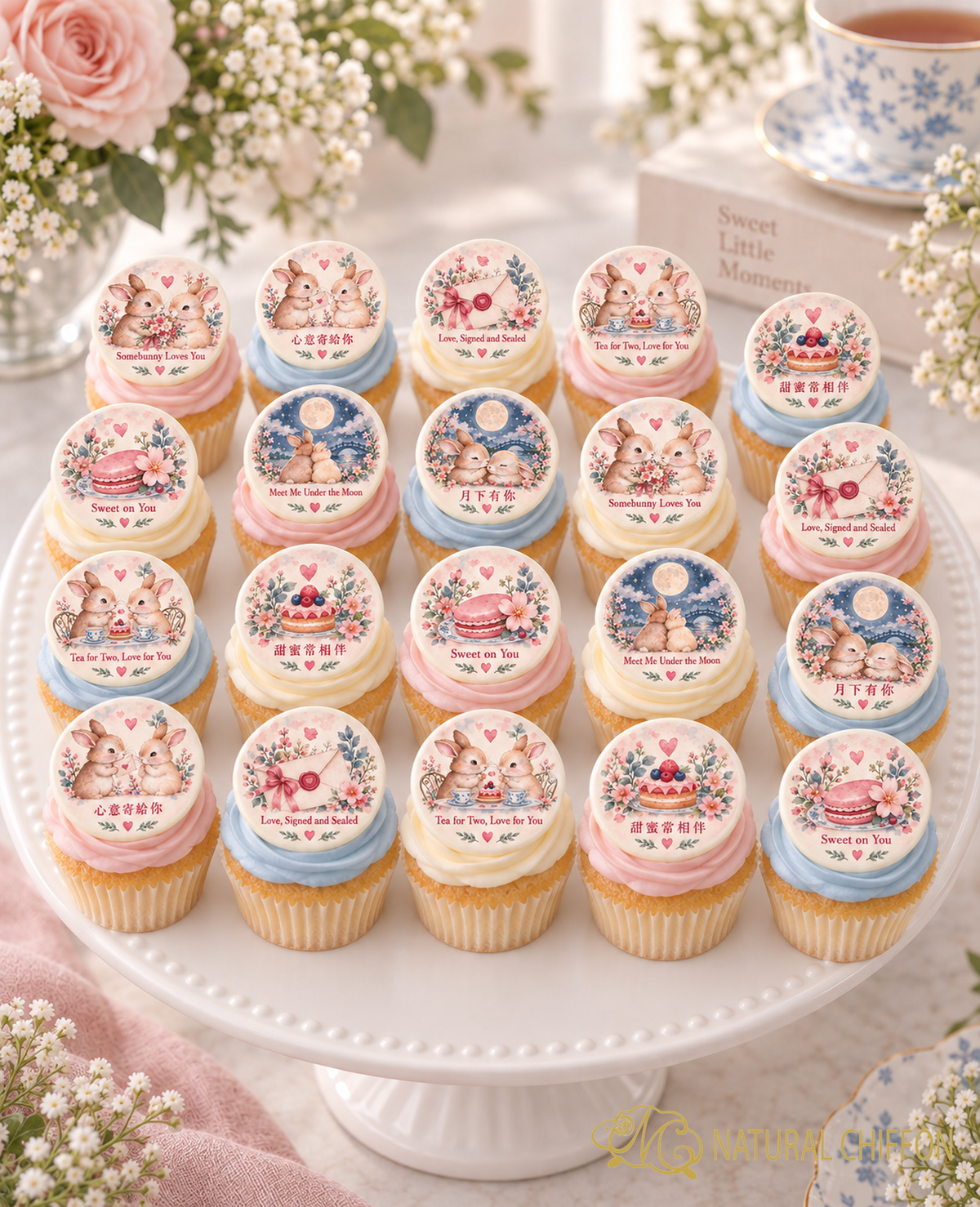 小動物的情書｜Mini Cupcake 八款設計