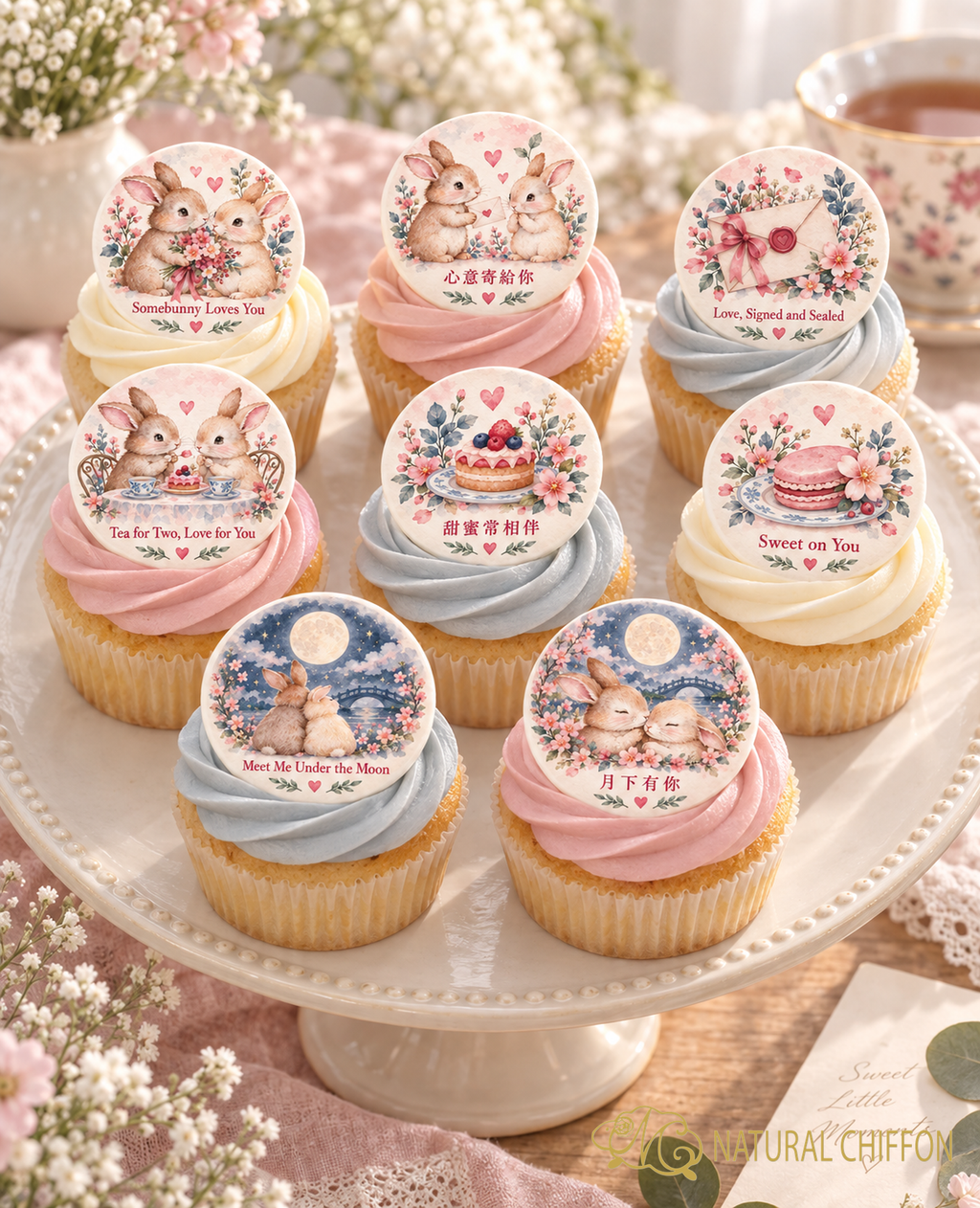 小動物的情書｜Standard Cupcake 八款設計