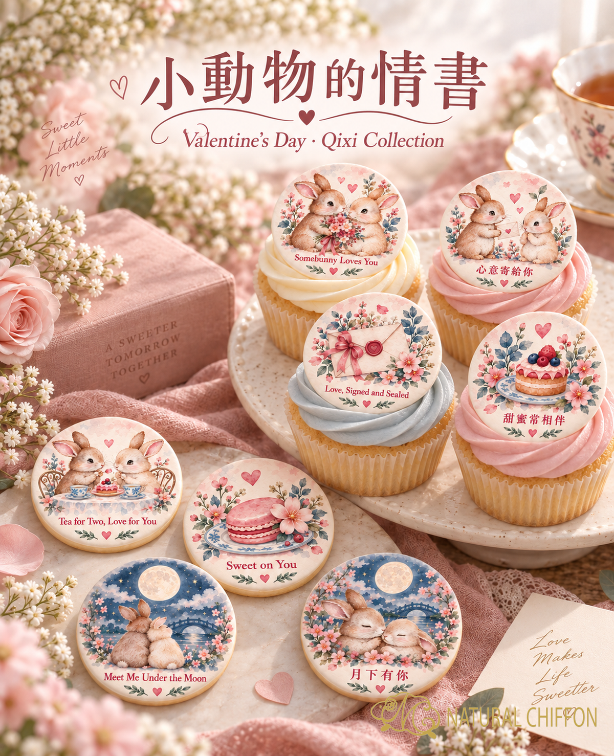 小動物的情書｜甜點主題封面