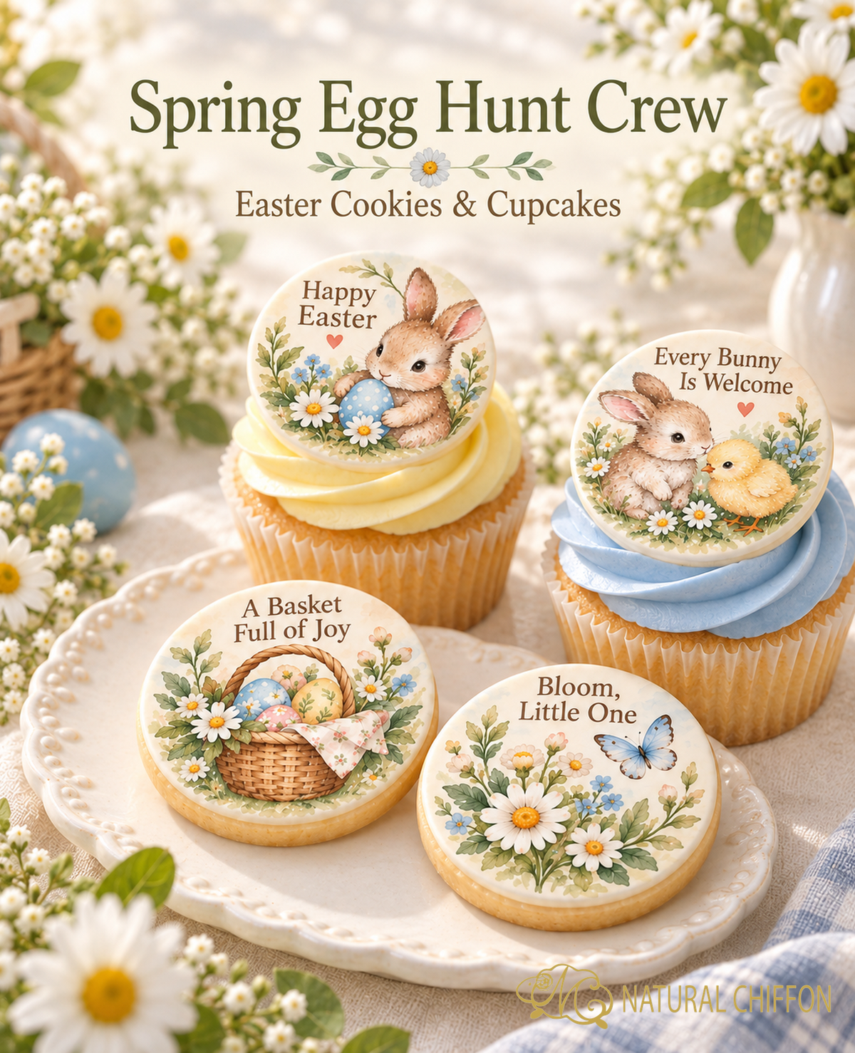 Spring Egg Hunt Crew｜甜點主題封面