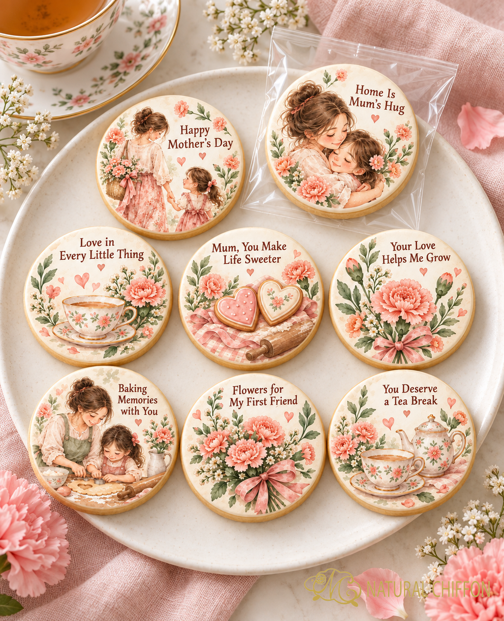 Mother's Day Collection｜印圖曲奇八款設計