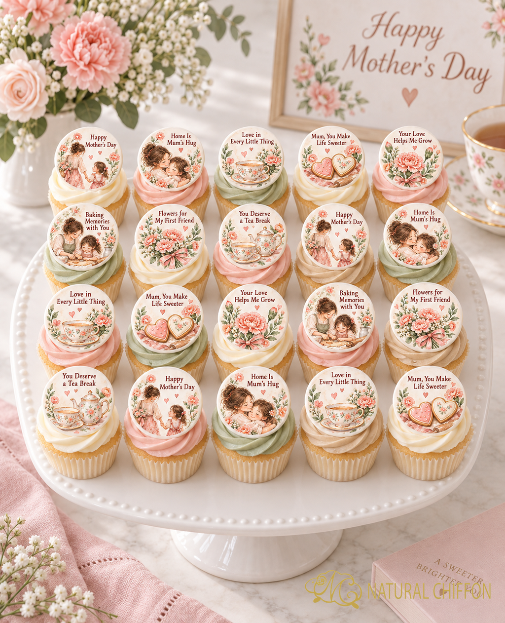 Mother's Day Collection｜Mini Cupcake 八款設計